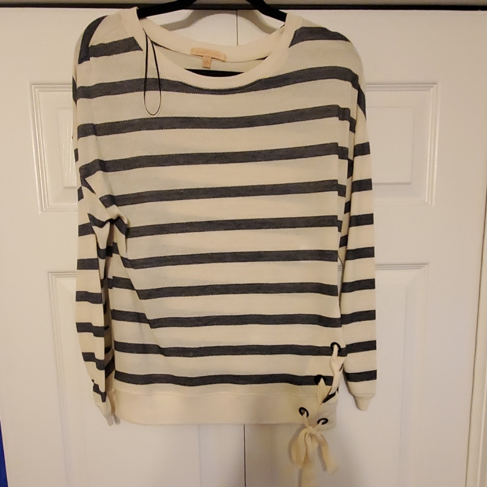 GIBSON LATIMER STRIPED TOP